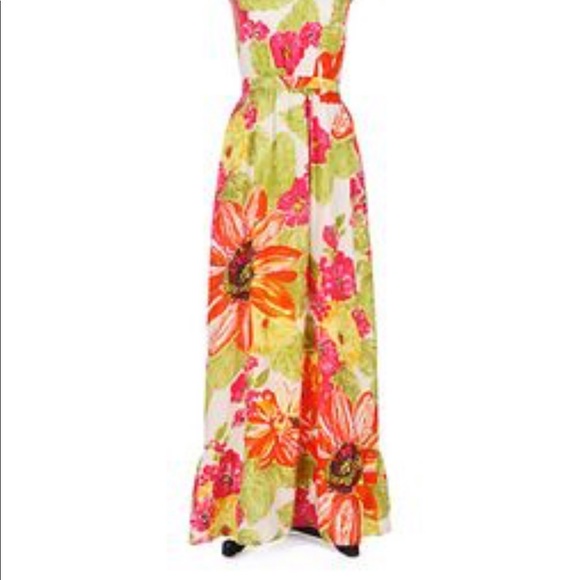 Anthropologie Lil floral Maxi Dress - size 2 - Picture 2 of 3